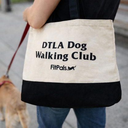 DTLA Dog Walking Club Canvas Tote