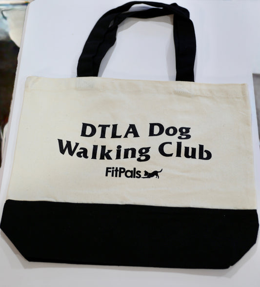 DTLA Dog Walking Club Canvas Tote