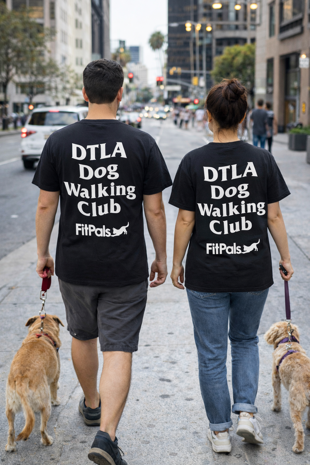 DTLA Dog Walking Club Tee – 100% Cotton
